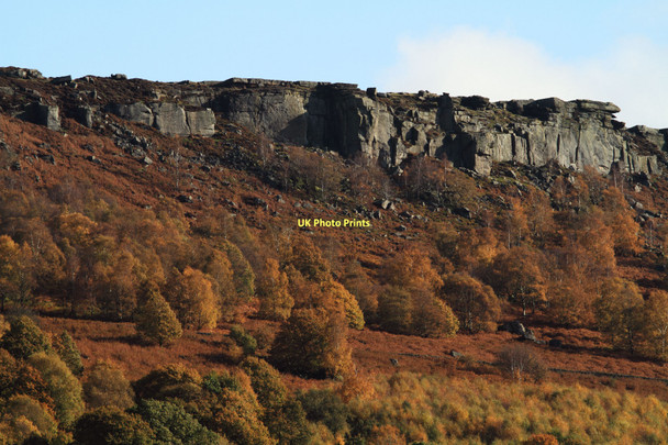 Photo 6"x4" Curbar Edge Calver Sough c2011