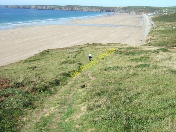 Photo 6"x4" Coast path leading north to Newgale Wood\/SM8521 c2009