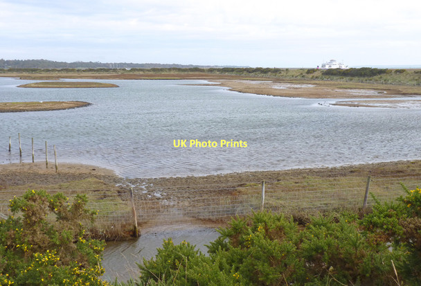 Photo 6"x4" Salt Marsh looking East Lymington c2011
