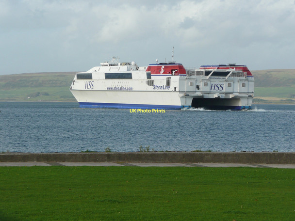 Photo 6"x4" Ferry boat seen from Agnew Park, Stranraer Stranraer c2011