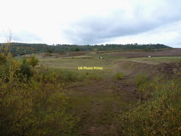 Photo 6"x4" Restored gravel pit workings at Morville Morville Heath c2011