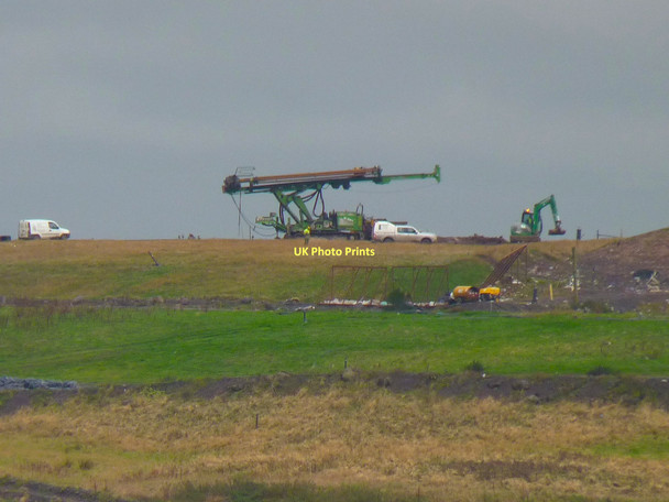 Photo 6"x4" Landfill site Aberargie c2011