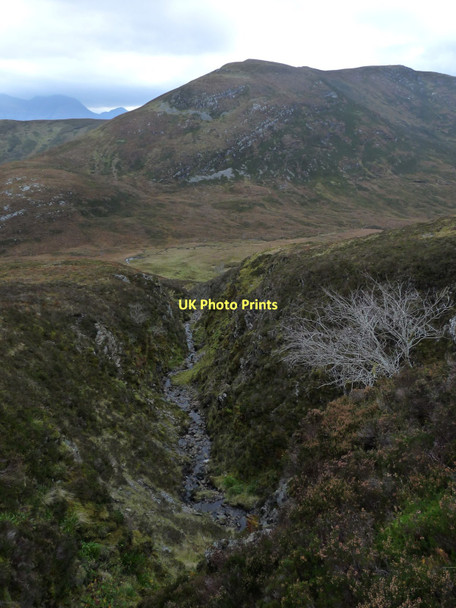 Photo 6"x4" A Gully on Doire Ban Allt Meurach c2011
