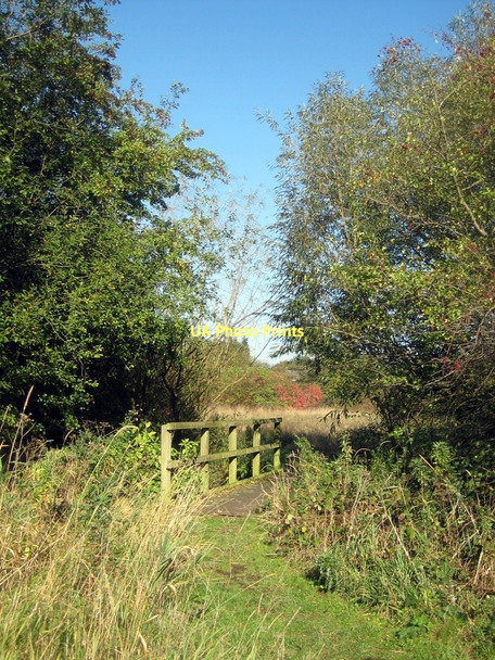 Photo 6"x4" Footbridge, NW view, Stanley Ferry Flash Wakefield\/SE3320 c2011