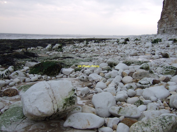Photo 6"x4" Rocky shoreline, South Landing Flamborough c2011