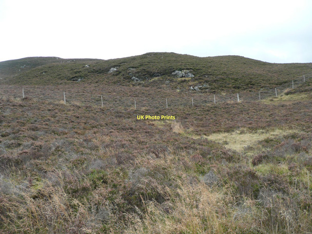 Photo 6"x4" Heather slopes up to Dubh Chnocan Allt Tarruinchon c2011