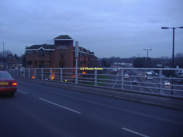 Photo 6"x4" The A3 from the Coombe Lane flyover New Malden c2010