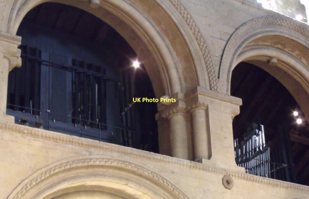 Photo 6"x4" Organ pipes in the triforium, Southwell Minster Southwell\/SK7053 c2011