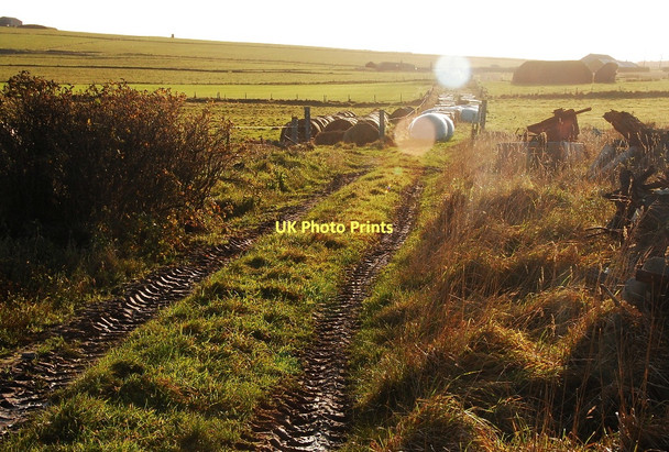 Photo 6"x4" Track at North Hill Burroughston c2011