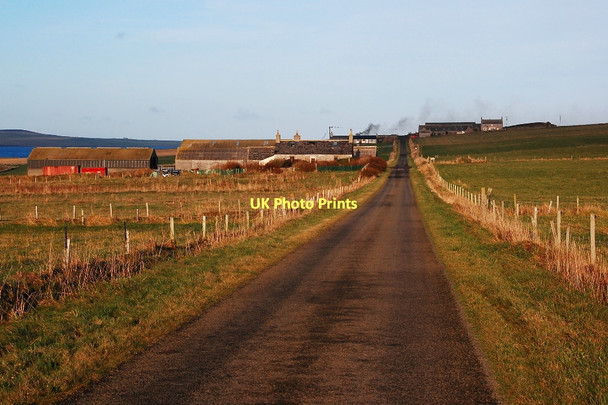 Photo 6"x4" Road to Sholtoquoy and beyond Burroughston c2011