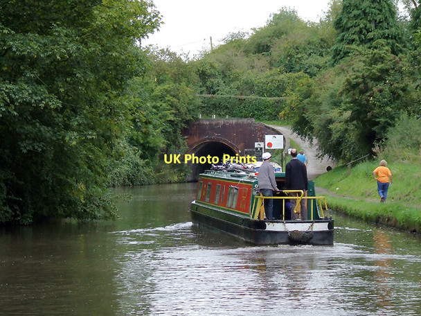 Photo 6"x4" Narrowboat approaching Preston Brook Tunnel, Cheshire Ashton Heath c2011