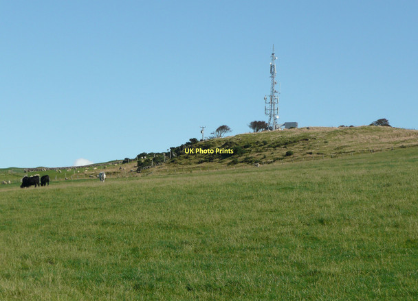 Photo 6"x4" Radio mast on Mains Hill, Ballantrae Ballantrae c2011