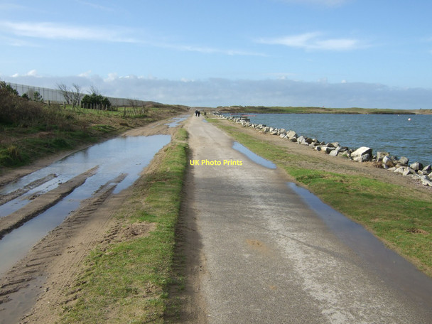 Photo 6"x4" Cycle path beside Marine Lake Crosby\/SJ3198 c2011