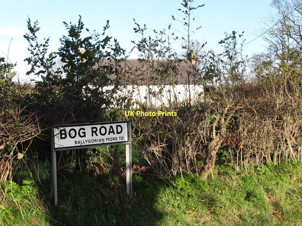 Photo 6"x4" Rear view of the cottage on the corner of Bog Road and Cross Road Hilltown\/J2128 c2011