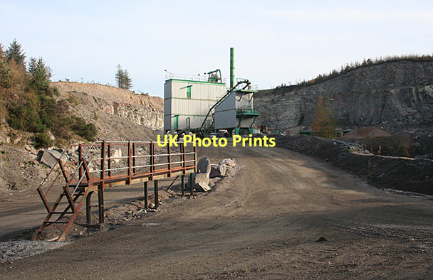 Photo 6"x4" Blue Hill Quarry Craigellachie\/NJ2844 c2011