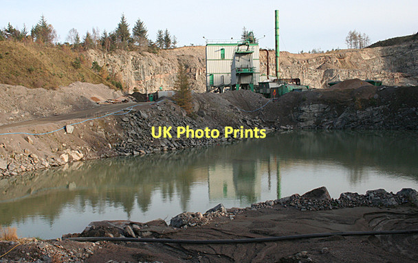 Photo 6"x4" Bluehill Quarry Craigellachie\/NJ2844 c2011