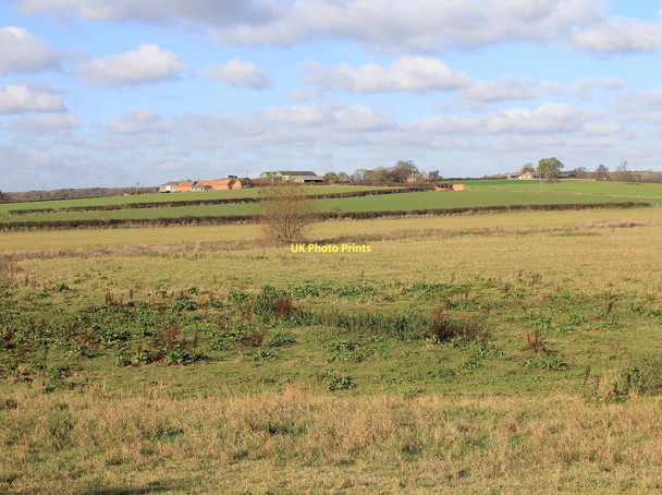 Photo 6"x4" View from footpath to Hunningham Hunningham c2011