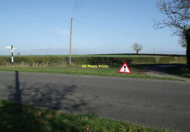 Photo 6"x4" Gorse Hill lane junction Wellingore c2011