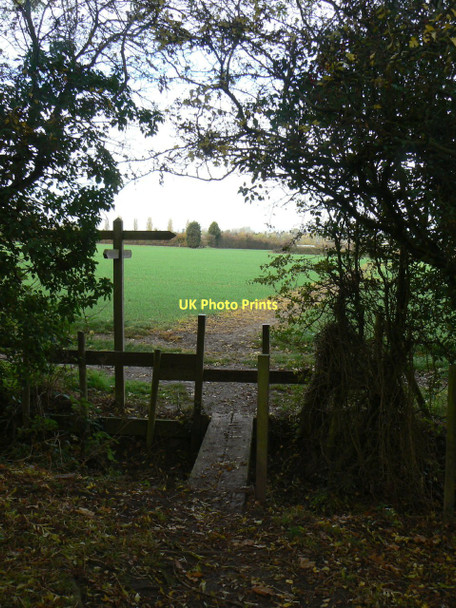 Photo 6"x4" Exit from the golf course Plumtree Park c2011