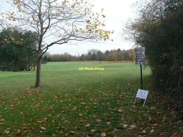 Photo 6"x4" Footpath across the golf course Plumtree Park c2011