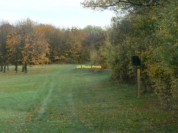 Photo 6"x4" Footpath across the golf course Plumtree Park c2011