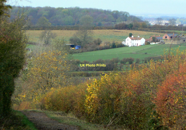 Photo 6"x4" View from Wolds Lane Keyworth c2011 P1