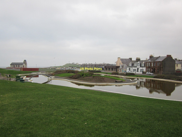 Photo 6"x4" Boating Pond Girvan c2011