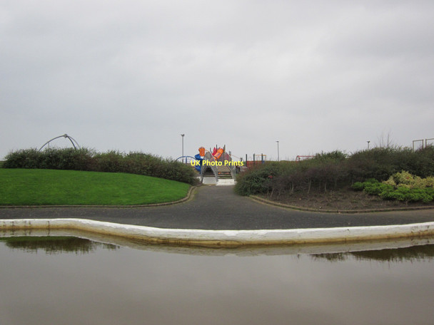 Photo 6"x4" Boating Pond Girvan c2011 P2