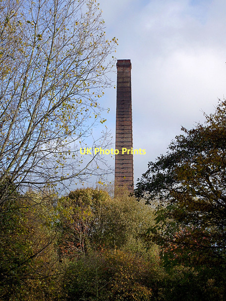 Photo 6"x4" Brickworks chimney near Sedgley, Dudley Sedgley c2011