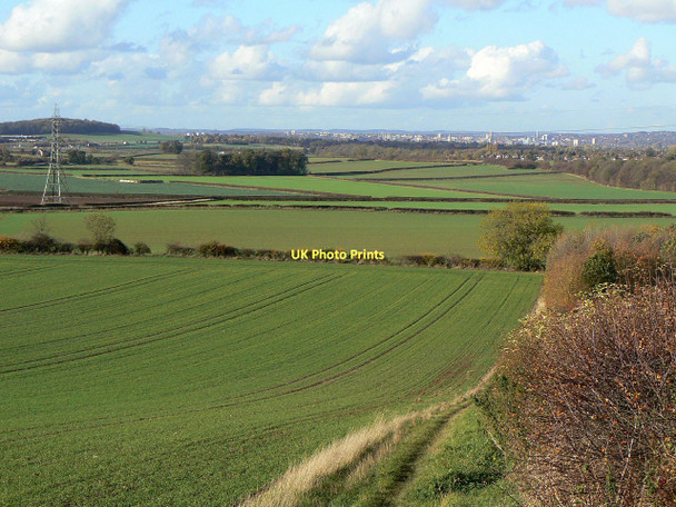 Photo 6"x4" View from the footpath to Plumtree Plumtree c2011