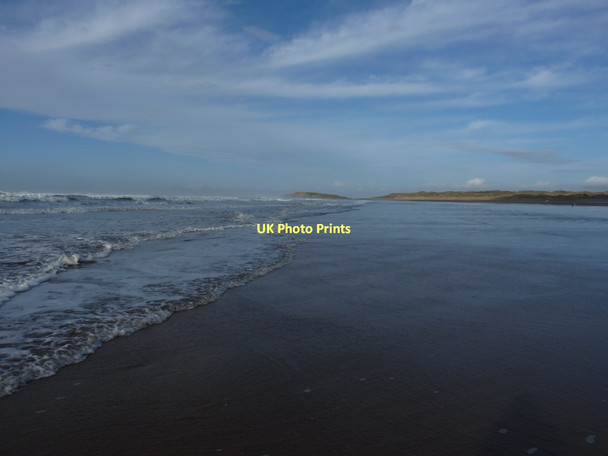 Photo 6"x4" Turn of the tide on Rhossili Beach Rhossili c2011