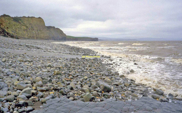 Photo 6"x4" Shoreline at Quantock's Head East Quantoxhead c1997