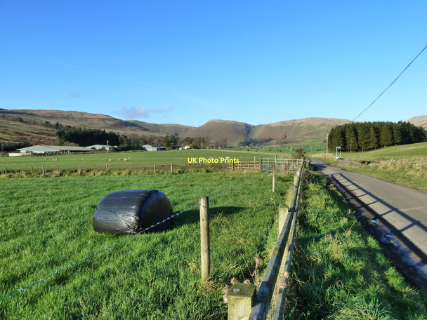 Photo 6"x4" Newton Farm from road Ericstane c2011