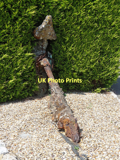 Photo 6"x4" Old anchor near Surfleet Surfleet Seas End c2011