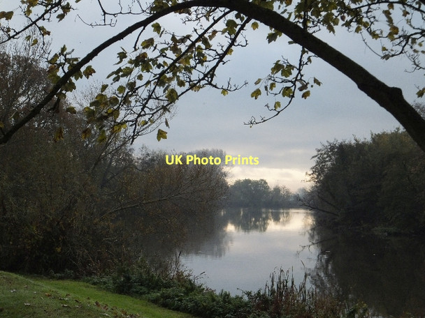Photo 6"x4" The River Exe from Belle Isle Park soon after sunrise Exeter c2011