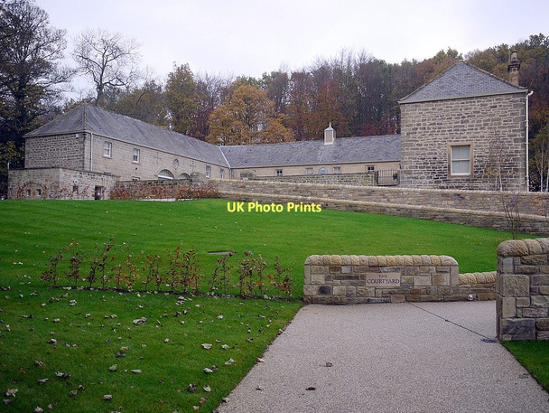 Photo 6"x4" The Courtyard, Close House Houghton\/NZ1266 c2011