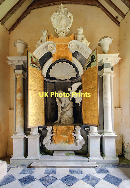 Photo 6"x4" Monument to Robert Pierrepont - Borbach Chantry, West Dean West Dean\/SU2527 c2011