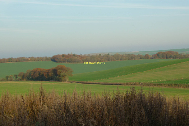 Photo 6"x4" Farmland between Dennisford Road and Thorndown East Ilsley c2011