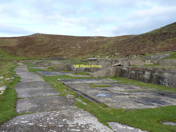 Photo 6"x4" The remains of Rhossili Down radar station Rhossili c2011