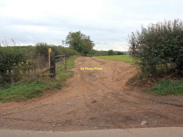 Photo 6"x4" Ridgeway Lane crosses Stonebridge Lane Hunningham Hill c2011