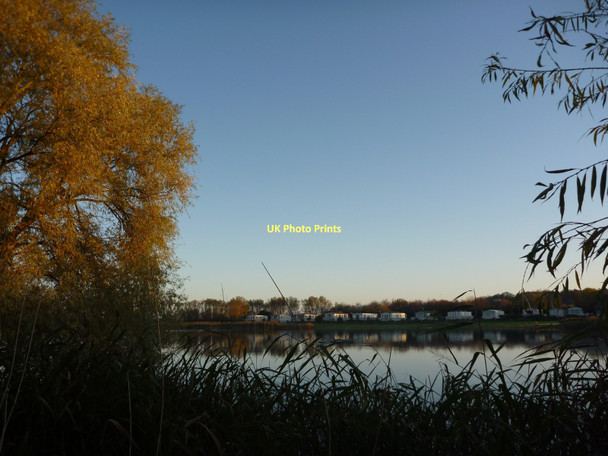 Photo 6"x4" East Lothian Landscape : Early Morning at Seafield Pond, Belhaven Dunbar c2011