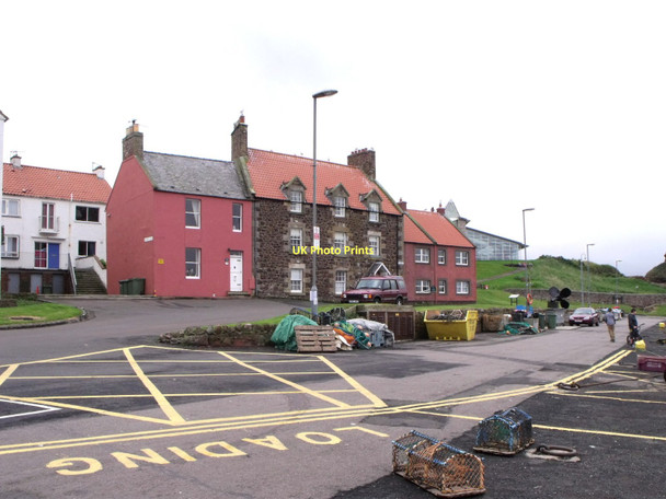 Photo 6"x4" Harbour buildings, Dunbar Dunbar c2011