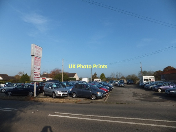 Photo 6"x4" Garage and car sales forecourt at Morchard Road Morchard Road c2011