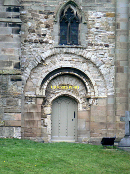Photo 6"x4" West door, St Mary, Plumtree Normanton-on-the-Wolds c2011