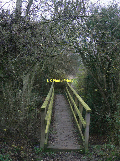 Photo 6"x4" Footbridge near Normanton Normanton-on-the-Wolds c2011