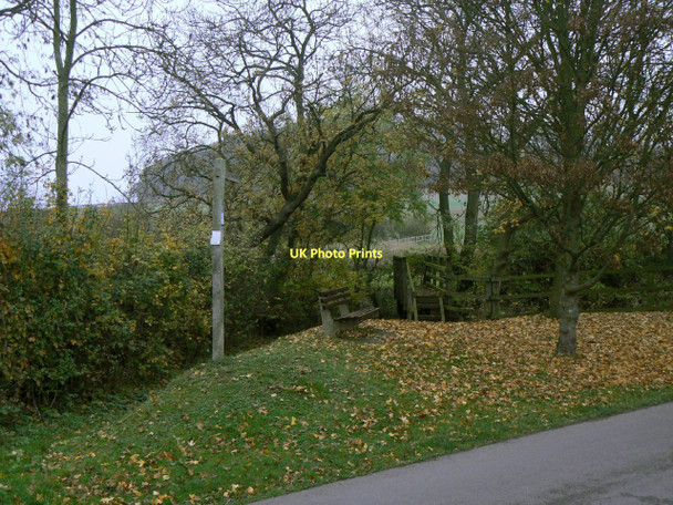 Photo 6"x4" Footbridge off Clipston Lane Normanton-on-the-Wolds c2011
