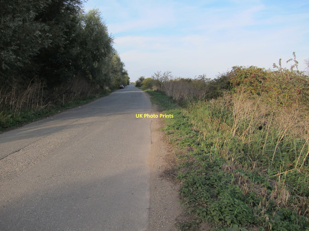 Photo 6"x4" Old road by the A10 Elford Closes c2011