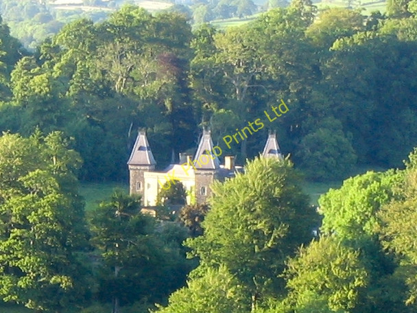 Photo 6"x4" Newton House as seen from atop Dinefwr Castle keep Llandeilo c2005