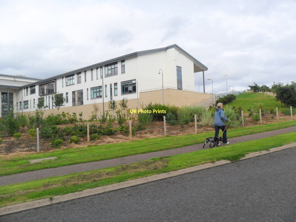 Photo 6"x4" Side building, Eyemouth High School Eyemouth c2011