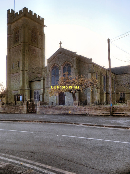 Photo 6"x4" Flowery Field Church Hyde\/SJ9494 c2011 P2